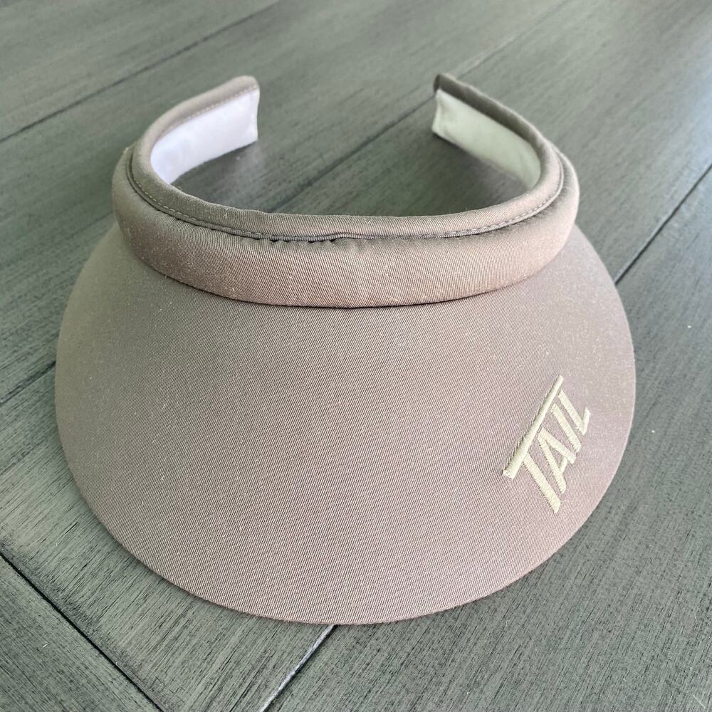 Tail Women’s Visor • Khaki • Breast Cancer Ribbon Added • Great Shape